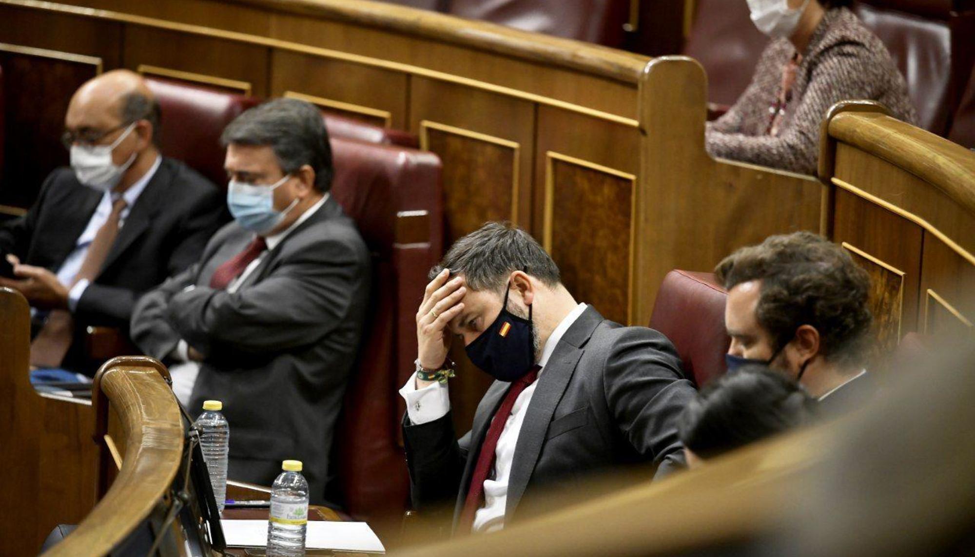 Moción de censura Vox  pesadumbre